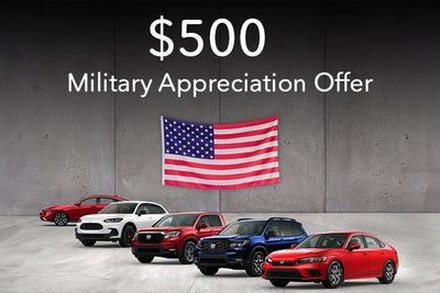 $500 Military Appreciation Offer