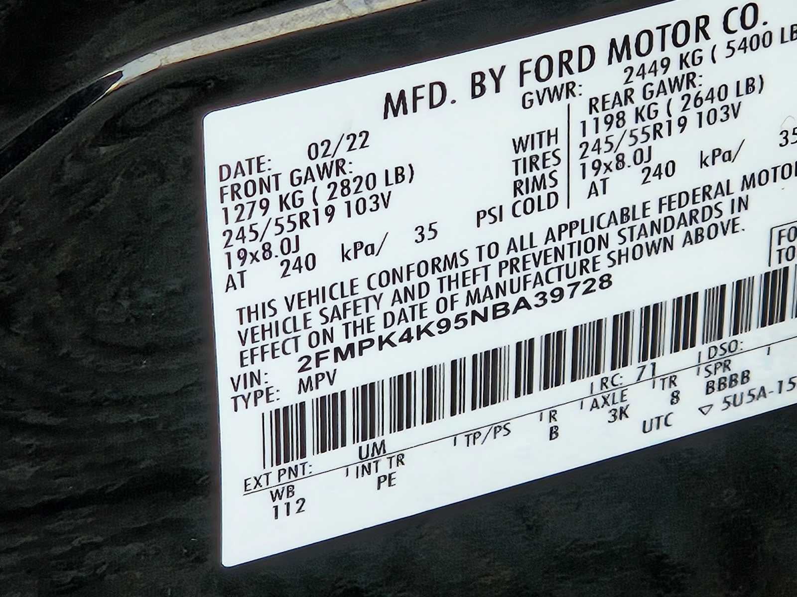 2022 Ford Edge Titanium