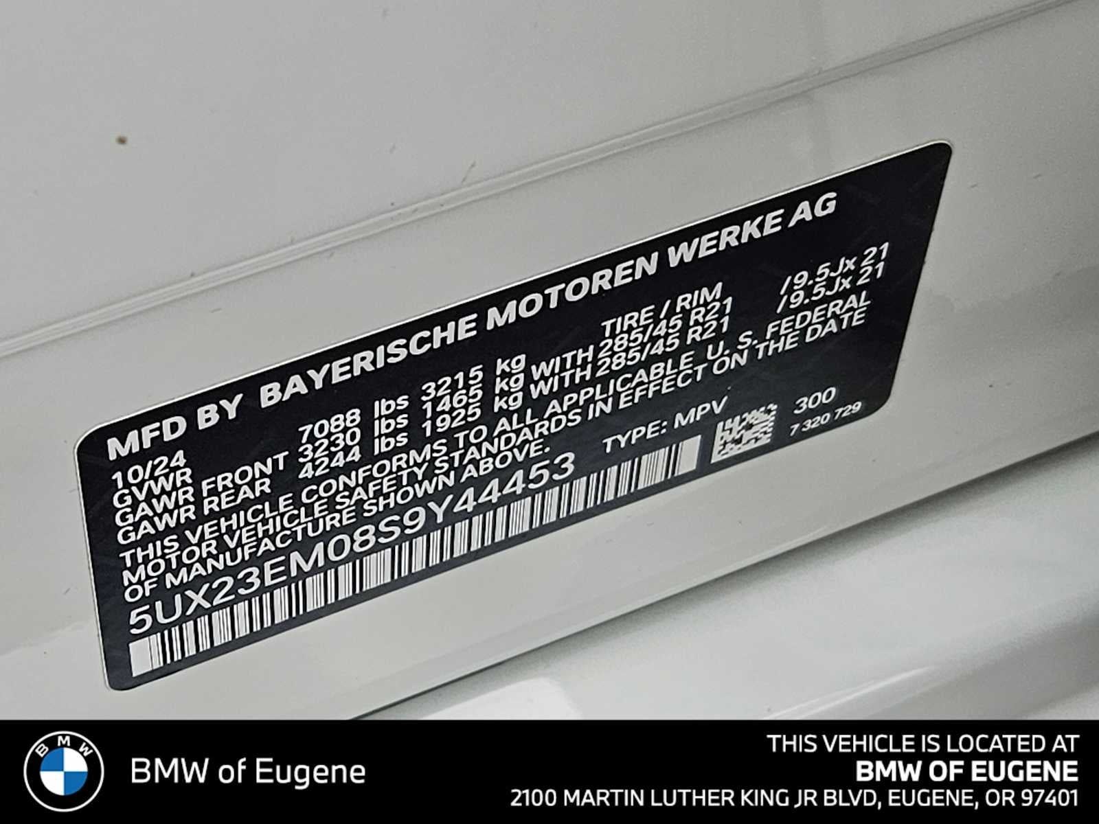 2025 BMW X7 xDrive40i xDrive40i