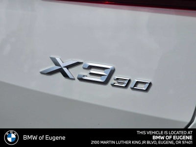 2025 BMW X3 30 xDrive 30 xDrive