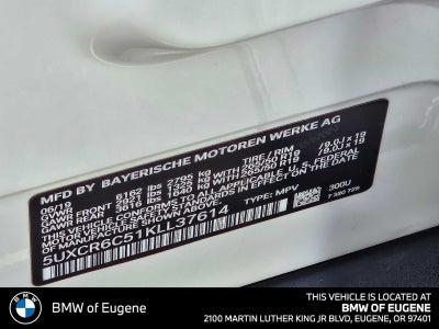 2019 BMW X5 xDrive40i xDrive40i