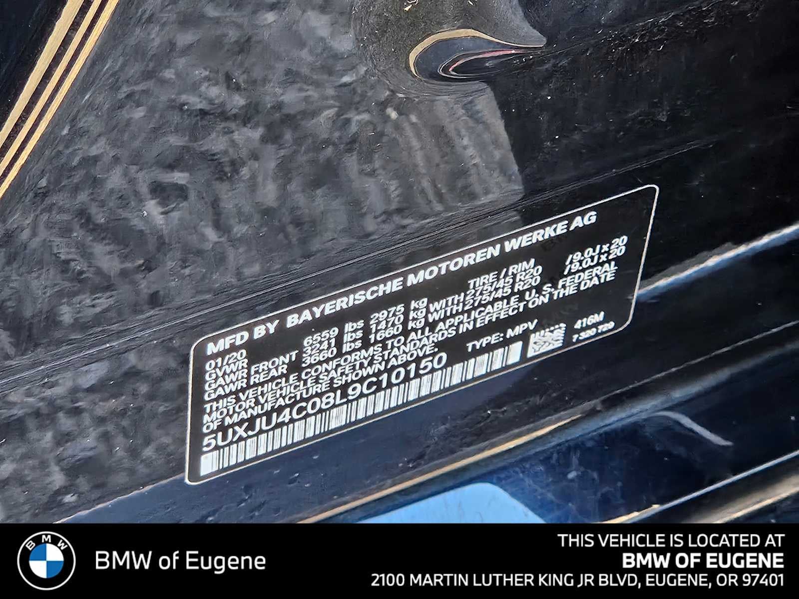 2020 BMW X5 M50i M50i