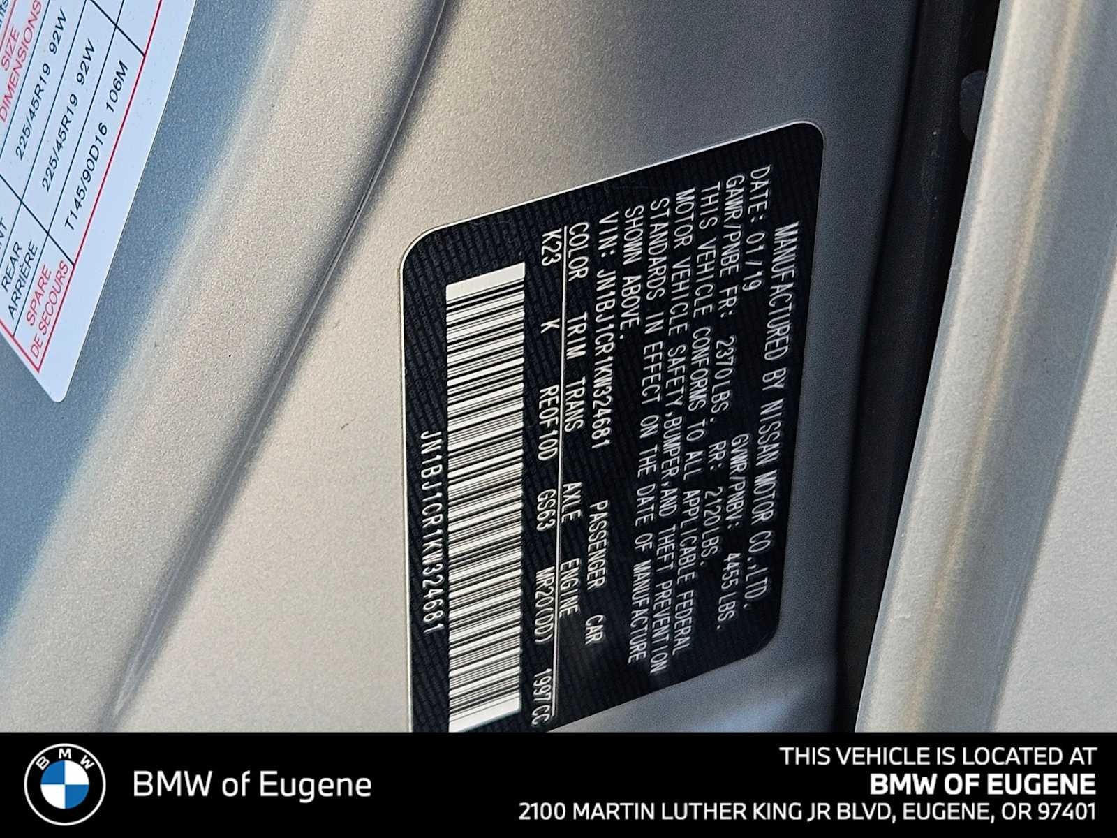 2019 Nissan Rogue Sport SL
