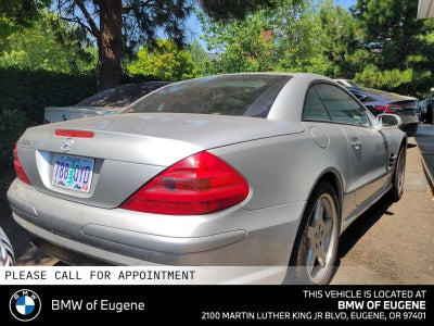 2003 Mercedes-Benz SL500 2dr Roadster 5.0L