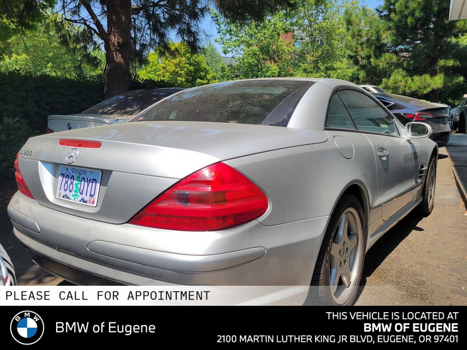 2003 Mercedes-Benz SL500 2dr Roadster 5.0L