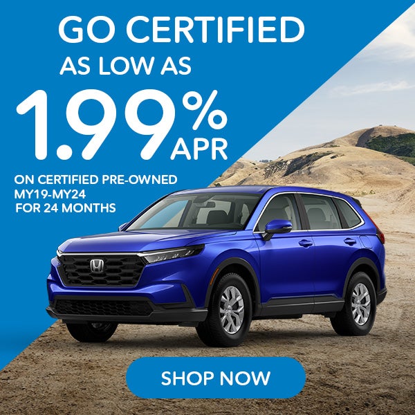 Honda Certified Pre-Owned 1.99% APR Special