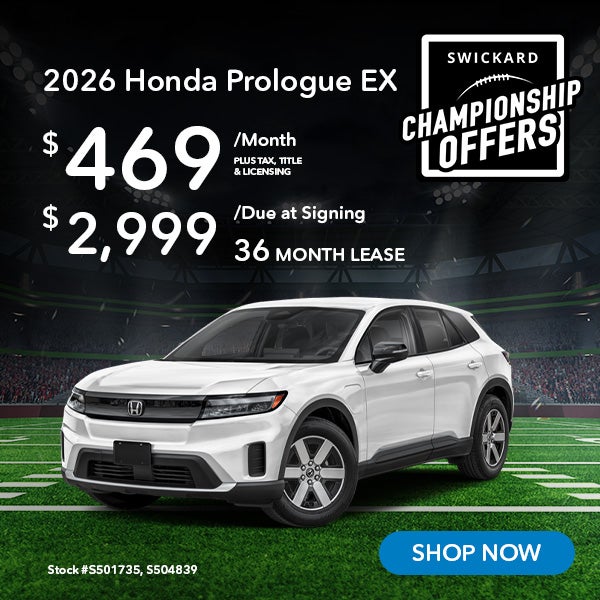 2026 Honda Prologue EX Lease for $469/mo