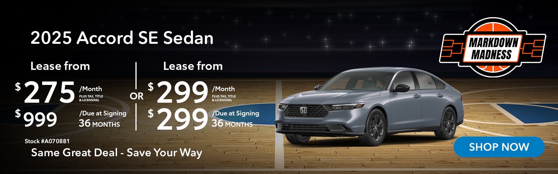 2025 Honda Accord SE