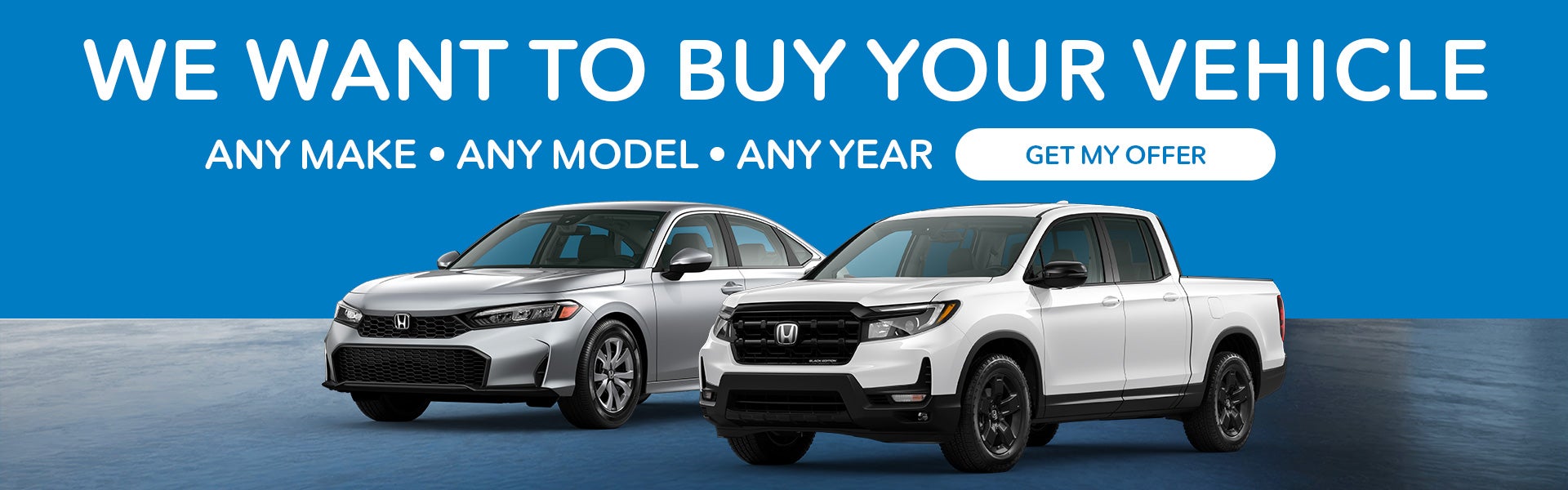 We want to buy your vehicle